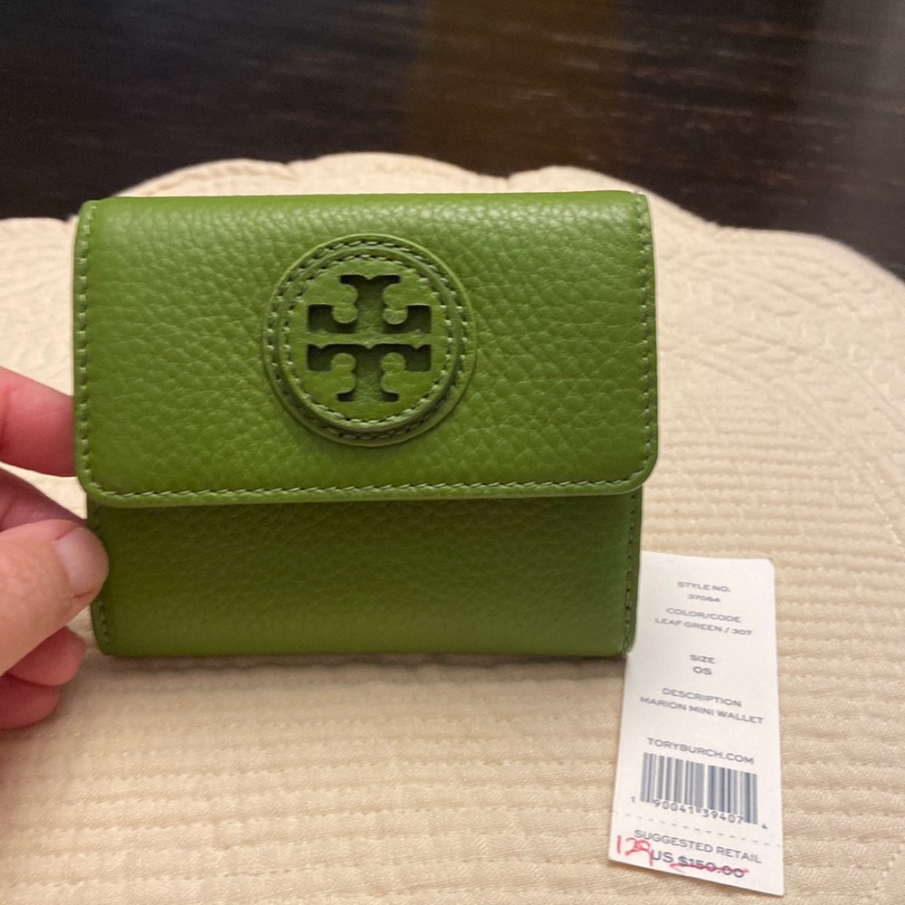 Authentic Tory Burch Tri Wallet